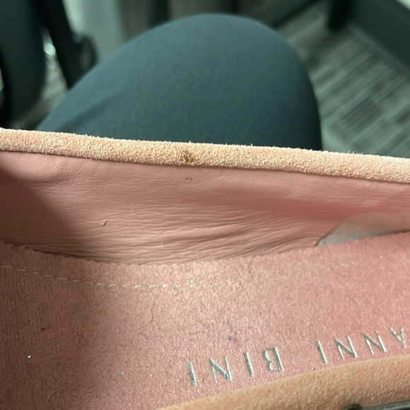 Gianni Bini Pink Suede Moccasin/Slip on Loafers Size 7.5 - Picture 10 of 10